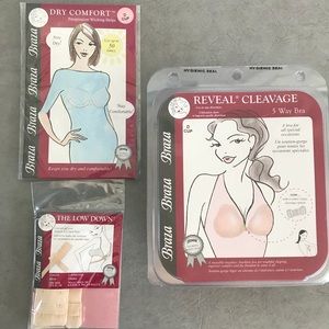 Braza 5-way sticky cups bra & Bra  Accessories